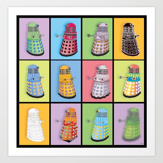 Dalek Dreams Art Print