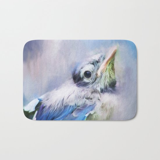 Baby Blue Jay Bath Mat