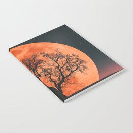Blood Moon and Winter Tree Notebook