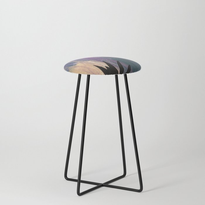 Mirrored Reflections Counter Stool