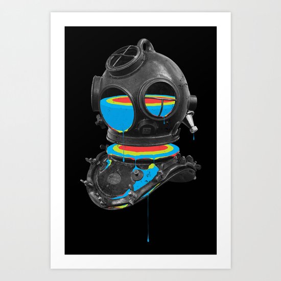 Diver No.12 Art Print