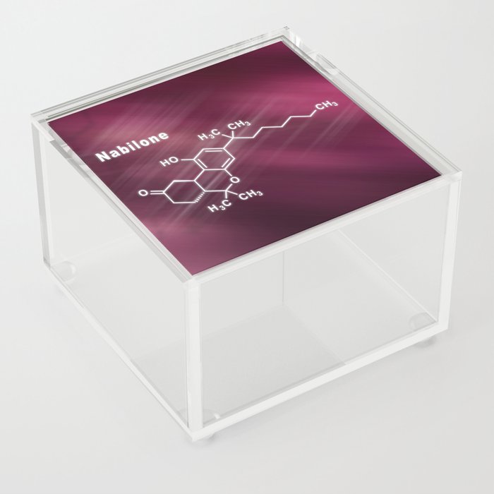 Nabilone synthetic cannabinoid, Structural chemical formula Acrylic Box