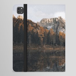 Autumn Landscape With Lake iPad Folio Case