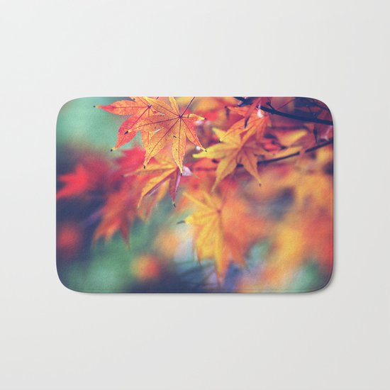fall leaves Bath Mat