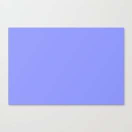Solid Color Periwinkle Blue Canvas Print