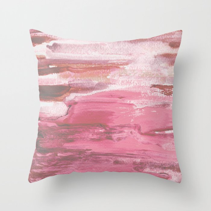 soft pink throw pillows