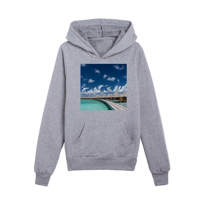 Maldives Ocean Kids Pullover Hoodie