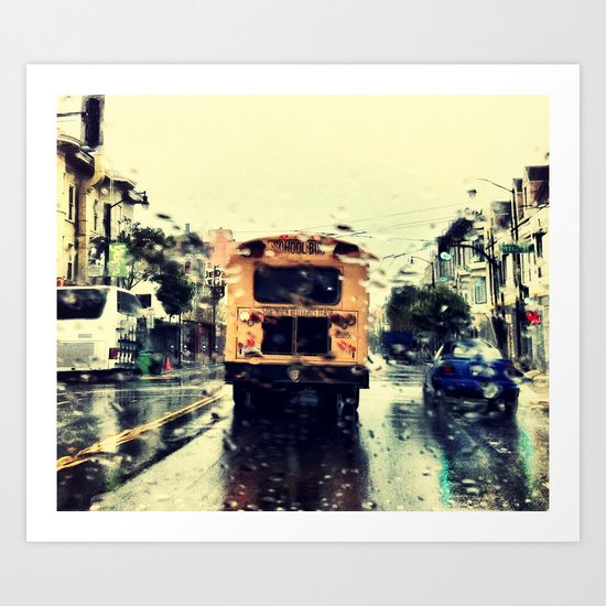 frisco kid // yellow bus Art Print