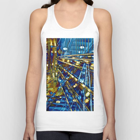 Blue Lines of Berlin Unisex Tank Top
