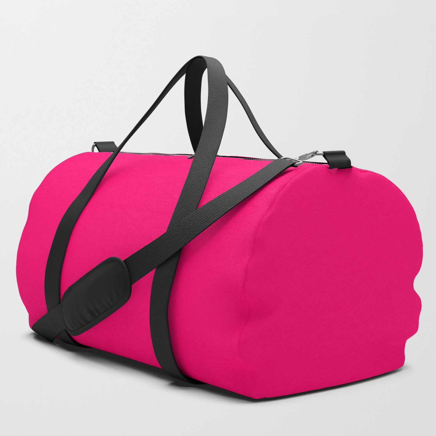hot pink duffle bag