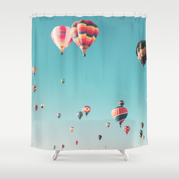 Hot Air Balloon Ride Shower Curtain By Scissorhaus Hot Air Balloon Ride Shower Curtain By Scissorhaus