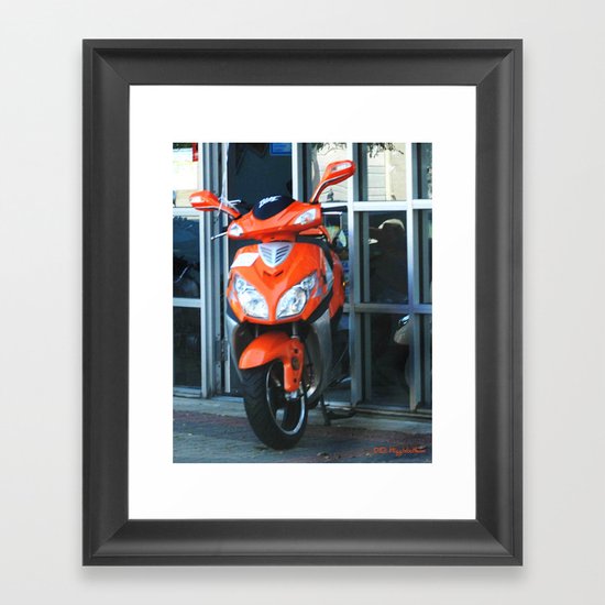 Crotch Rocket Framed Art Print