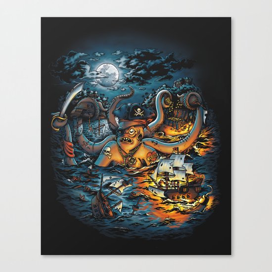 Out Arrr...med Canvas Print