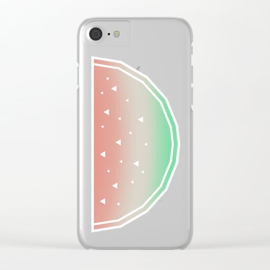 Watermelon Clear iPhone Case