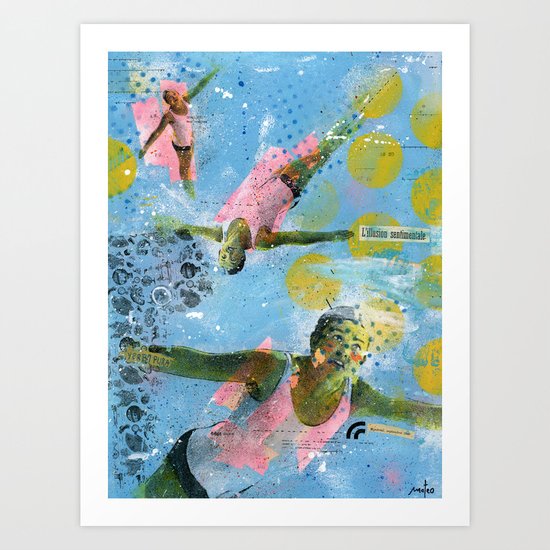 VACANCY zine - Illusion sentimentale Art Print