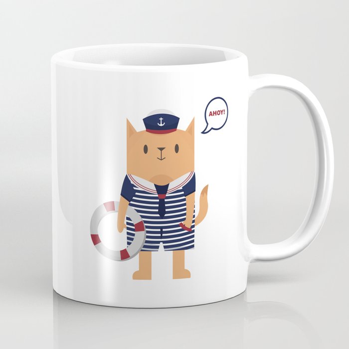 The Sailor Cat Coffee Mug