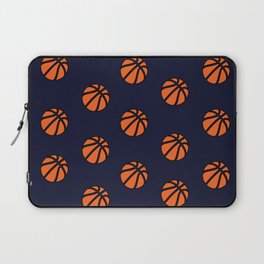Blue Basketball Lover Sports Fan Print Pattern Laptop Sleeve