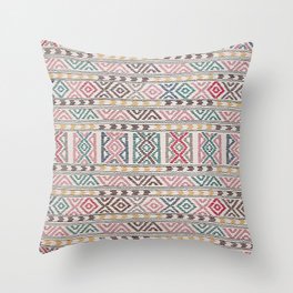 Heritage Boho Style Design Throw Pillow