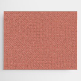 Dark Pink Solid Color Pairs PPG Sahara Sun PPG1064-6 - All One Single Shade Hue Colour Jigsaw Puzzle