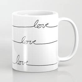 Cursive Love Mug