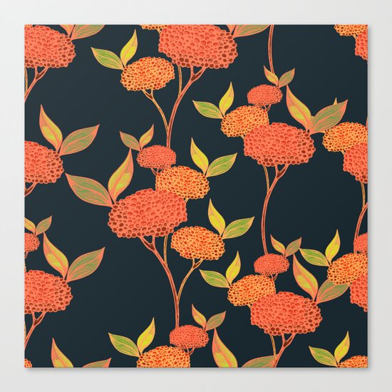 Orange berries. Canvas Print