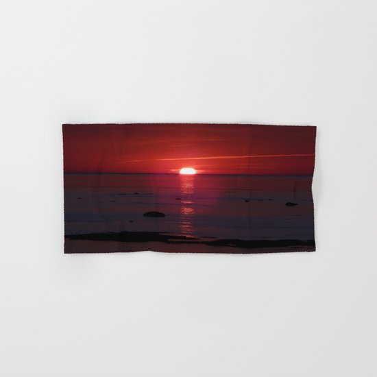 Red Skies Before Dusk Hand & Bath Towel