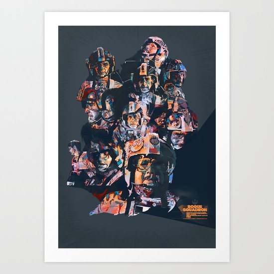 Rogue Squadron // Unsung Heroes of Star Wars Art Print