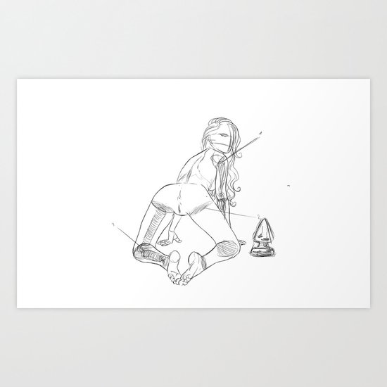plug Art Print