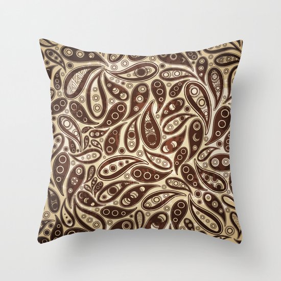 Seamless pattern Throw Pillow