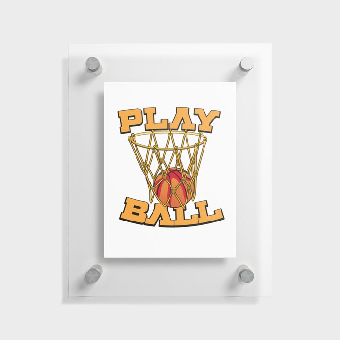 Play Ball Floating Acrylic Print