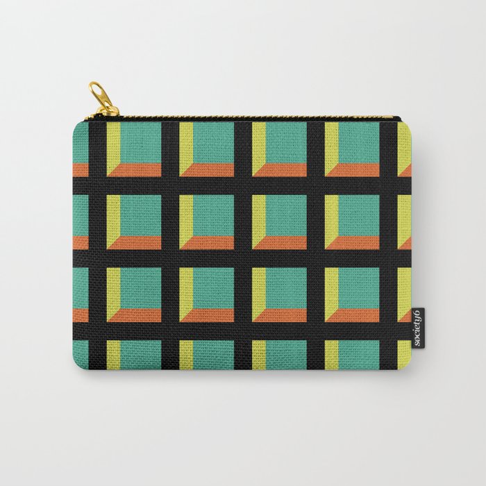 Minimalist 3D Pattern I Carry-All Pouch