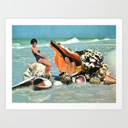 Greetings from Seashells! Art Print