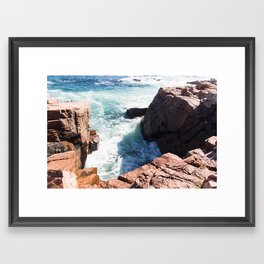 Acadia Coast Framed Art Print
