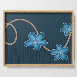 Forget-Me-Nots Serving Tray