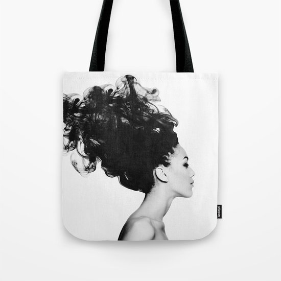 Girl on fire Tote Bag