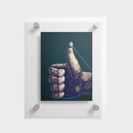 Freedom; let my people go African American civil rights masterpiece painting with freedom in chains Floating Acrylic Print