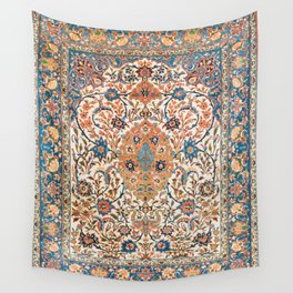 Isfahan Antique Central Persian Carpet Print Wall Tapestry