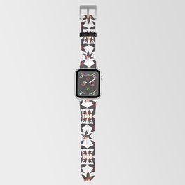 Black Leaf Jumble Quilt Apple Watch Band