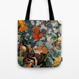 Birds and snakes Tote Bag