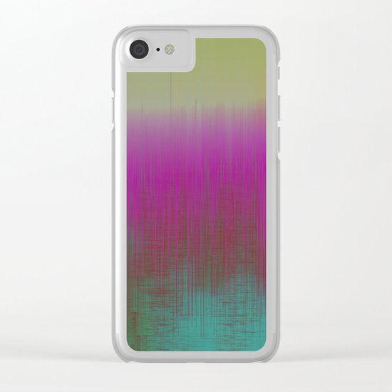 Spatial Factor 202 / Texture 30-10-16 Clear iPhone Case