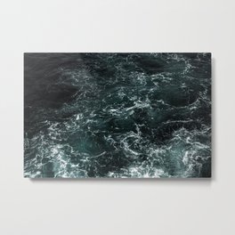 Dark Stormy Ocean Metal Print