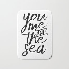 SEA ART, Love Quote,Love Sign,You Me And The Sea,Gift For Her,Gift For Him,Couples Gift,Sea Quote,Yo Bath Mat | Couplesgift, Seaart, Youmeandthesea, Typography, Giftforher, Valentinesday, Graphicdesign, Youandme, Lovequote, Giftforhim 
