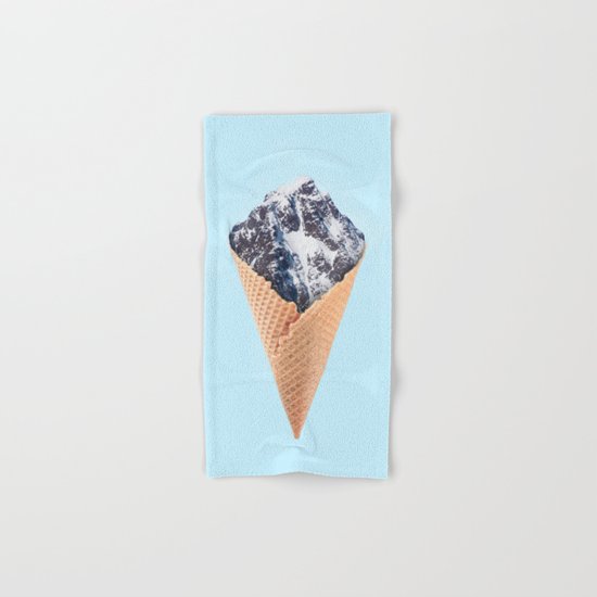 ICE CREAM MOUNTAIN Hand & Bath Towel