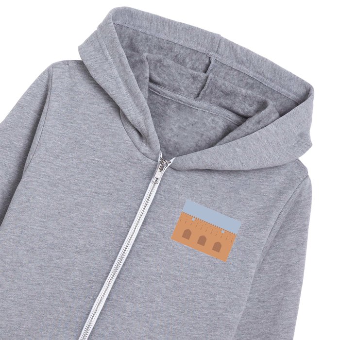 Jabreen Castle, Bahla, Oman Kids Zip Hoodie