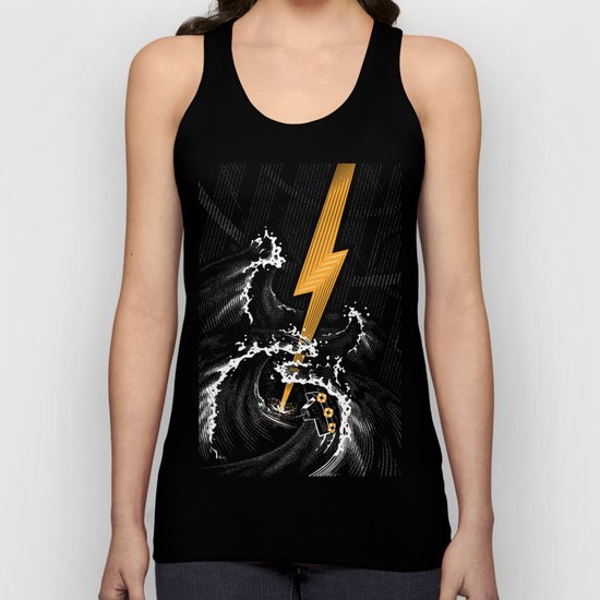 Electric Guitar Storm Unisex Tank Top