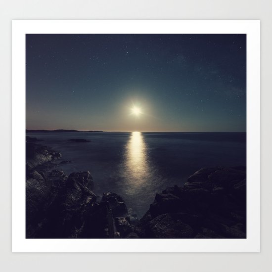 Reflecting Moonlight Art Print
