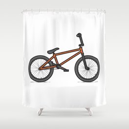 #17 BMX Shower Curtain