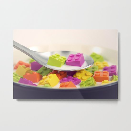 A Balanced Brickfast Metal Print