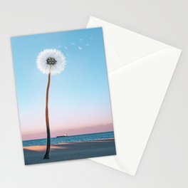 dandelion palm Stationery Card