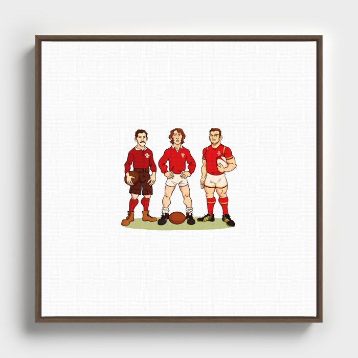 Rugby Framed Canvas
